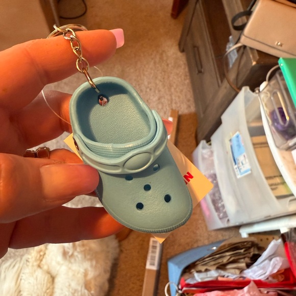 CROCS Kids Light Blue Slippers - Picture 1 of 2
